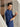 Men's Blue Shalwar Kameez - IUS-EMTKST5-99543