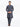 Men's Dark Grey Shalwar Kameez - IUS-EMTKS24-41110