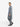 Men's Dark Grey Shalwar Kameez - IUS-EMTKS5-41207