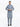 Men's Denim Blue Waist Coat - IUS-EMTWC5-35937